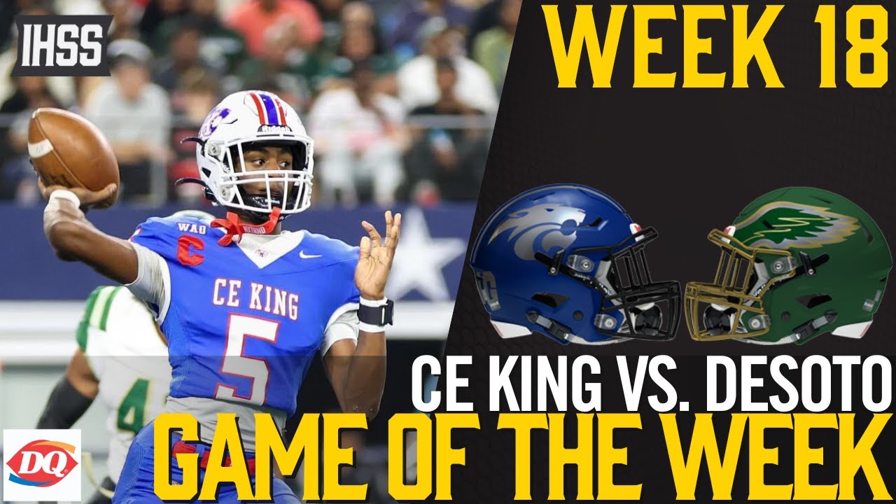 CE King Battles DeSoto for First State Title | HS Football Highlights