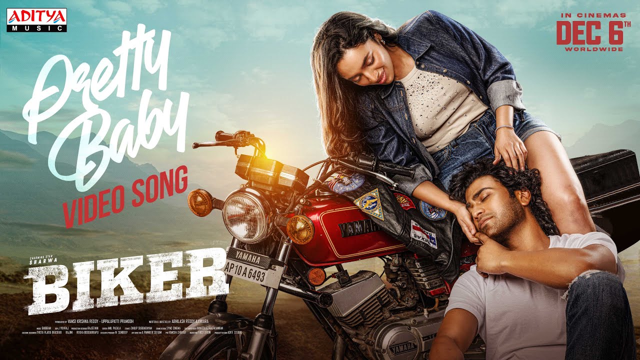 Pretty Baby Video Song | Biker | Sharwanand, Malvika Nair | Dr Rajashekhar | Ghibran | Abhilash