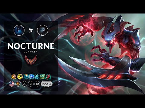Nocturne Jungle vs Kindred - NA Grandmaster Patch 12.10