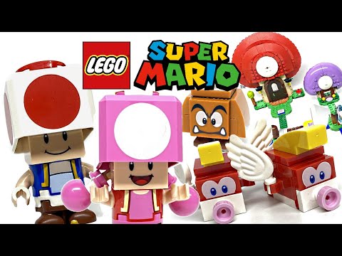 LEGO Super Mario Toad's Treasure Hunt review! 2020 set 71368!