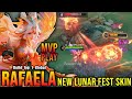 MVP Plays Bloom Of Abundance Rafaela New LUNAR FEST Skin Build Top 1 Global Rafaela MLBB