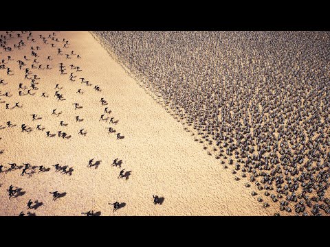 500,000 Footman Vs 15,000 Werewolf | Ultimate Epic Battle Simulator 2 | UEBS2