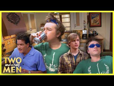 Jake and Eldritch’s Human Volcano Stunt | Two and a Half Men