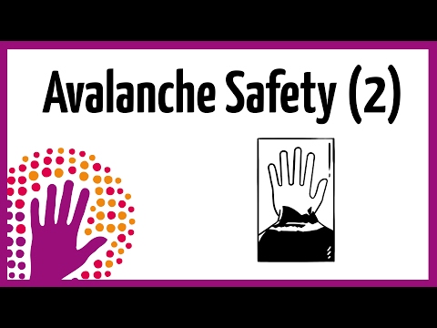 雪崩の安全性（2）-山の中で (Avalanche Safety (2) - In the Mountains)