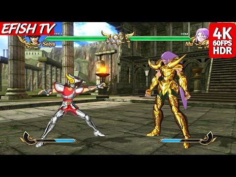 Pegasus Seiya vs Aries Mu (Hardest AI) - Saint Seiya: Soldiers' Soul | PS5 4K 60FPS