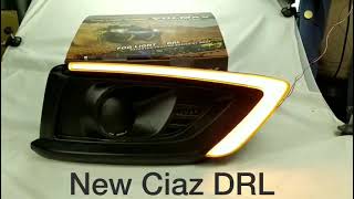 New ciaz fog lights drl with matrix indicators