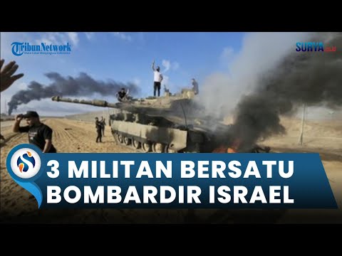 Hamas, Hizbullah & Houthi BERSATU Serang Israel usai IDF Bombardir Gaza