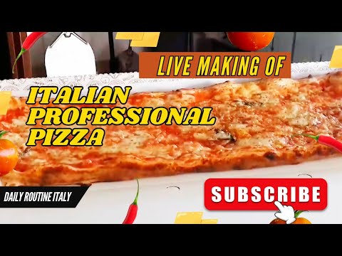 Professional Italian pizza making live from pizza hut 🛖 by Daily Routine Italy