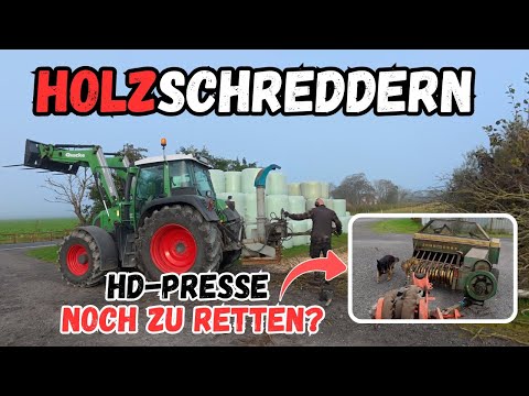 💰💰 Is it worth it? Preparing a heavy-duty baler!!! / Wood shredding - FarmVLOG#1145