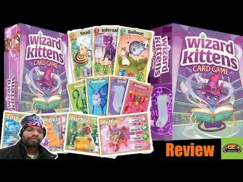 Wizard Kittens Card Game Review | Purrcise Set Collection