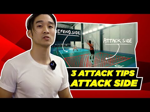 3 Tips for Attacking - Badminton Singles Lesson.