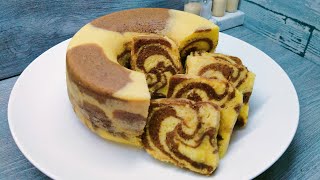 Download lagu Resep bolu marmer kukus,4 telur , takaran sendok mp3