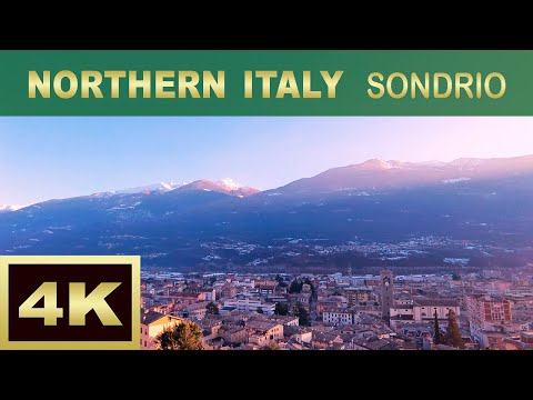 Northern Italy Walking Tour #Sondrio #2021 #4K #Italy