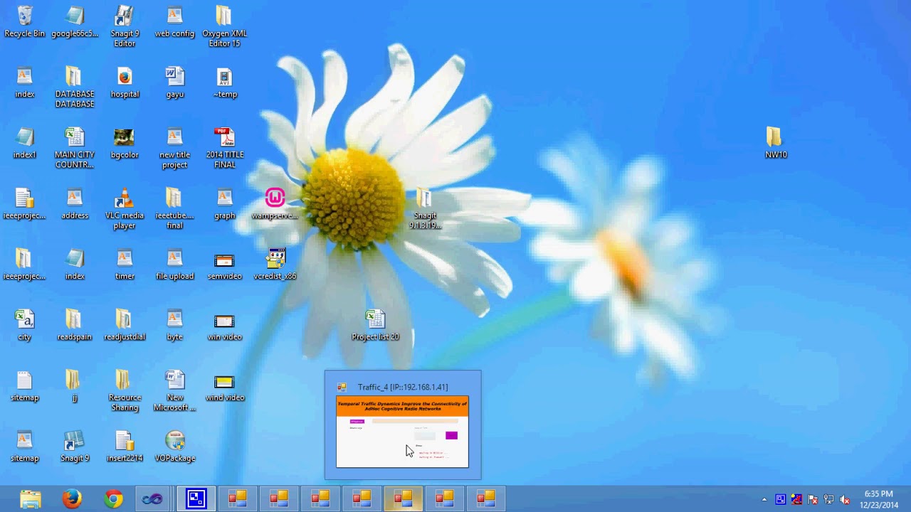 Temporal Traffic Dynamics Improve the Connectivity of AdHoc Cognitive Radio Networks in Dotnet