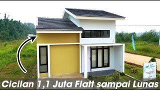 Murah Banget ! Rumah Cicilan 1,1 Juta FLAT sampai LUNAS !