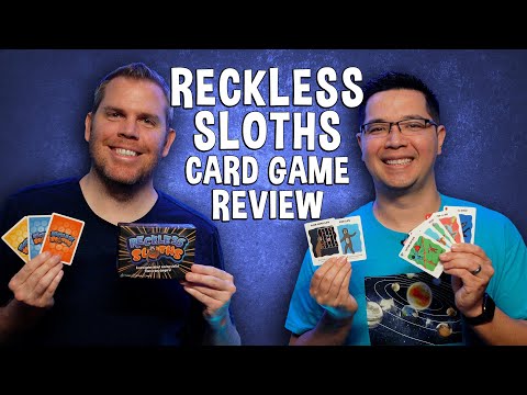 Review of Reckless Sloths - Crazy Sloth Saving Card Game