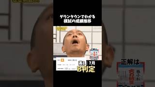 ダウンタウンでわかる模試の成績推移 #shorts #受験生 #大学受験