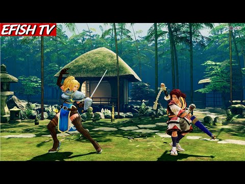 Charlotte vs Hisame Shizumaru (Hardest AI) - Samurai Shodown