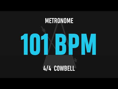 101 BPM 4/4 - Best Metronome (Cowbell)