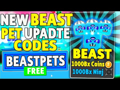NEW *SECRET BEAST* PET *UPDATE* CODES in Ninja Legends (ROBLOX CODES)