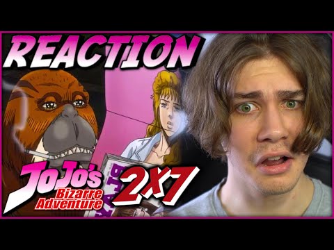 Sussy Baka MONKEY | JoJo's Bizarre Adventure 2x7 REACTION! |  Season 2 Episode 7: "Strength"