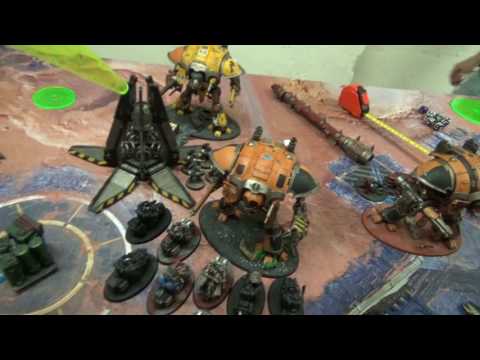 Warhammer 40k- Battle Report EP 11- Iron Hands vs Imperial Knights