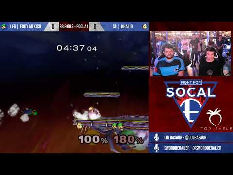 Fight For SoCal 8 - LFG | Eddy Mexico (Luigi) VS SD | Khalid (Jigglypuff) - SSBM - RR Pools (A1)