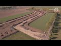 Bekijk het werk aan de A15 vanuit de lucht