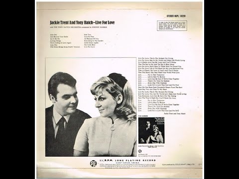 JACKIE TRENT & TONY HATCH ~ LIVE FOR LOVE   1968