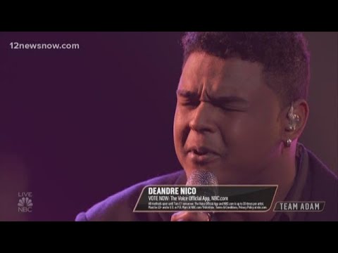 DeAndre Nico sings "Ordinary People" by John Legend on NBC's The Voice Monday night