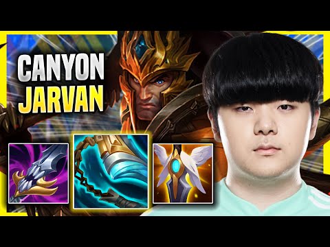 CANYON IS SO CRAZY WITH JARVAN! - DK Canyon Plays Jarvan JUNGLE vs Diana! | Season 2022