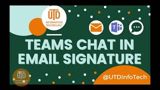 Add a Teams Chat Link in Your Email Signature