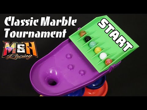 Classic Marble Race with 6 Veteran Marbles!