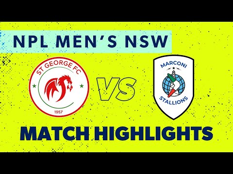 NPL Men's NSW Round 19 Highlights – St George FC v Marconi