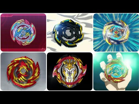 Beyblade Burst Rise - All Creations and Upgrades of Beyblades
