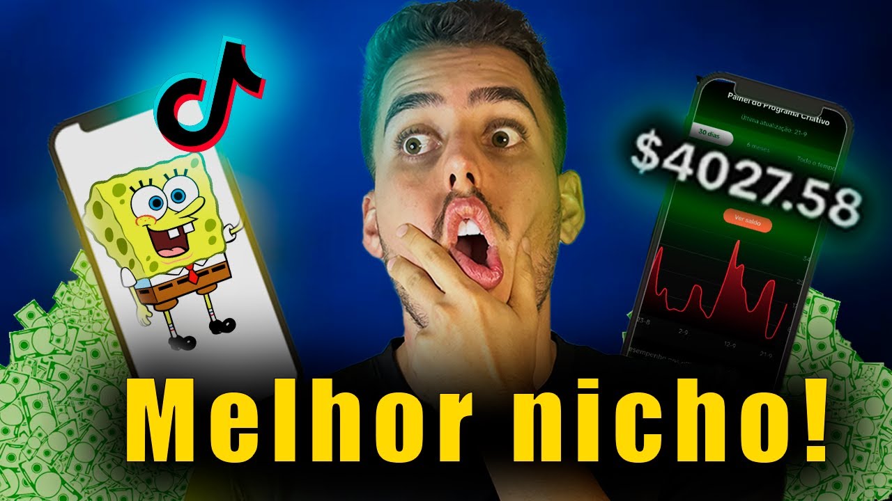 O MELHOR NICHO que encontrei pra viralizar no tiktok 2024