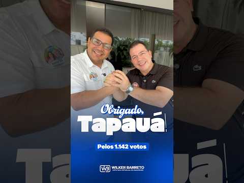 Muito obrigado, Tapauá! ❤️💚