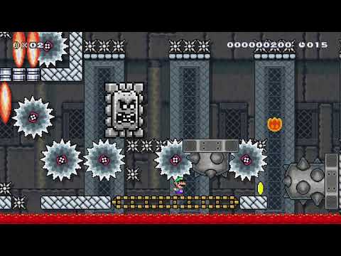 20 seconds: My brother Thwomp! by Narwhalius - Super Mario Maker 2 - No Commentary 1bv