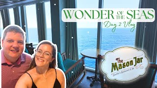 WONDER OF THE SEAS | Day 2 Vlog | Mason Jar Brunch