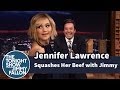 Jennifer Lawrence Squashes Her Beef with Jimmy.