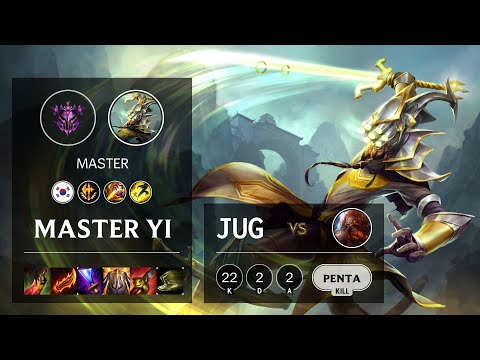 Master Yi Jungle vs Gragas - KR Master Patch 10.16