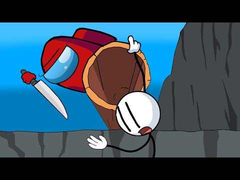 Among us Impostor red is Fat ft  Henry Stickmin - Among us Animation