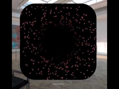 Splash Portal Demo - Text views and particle emitters