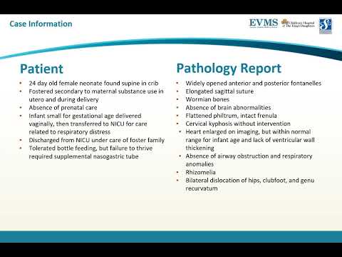 Thumbnail image of video presentation for Pathologic Examination of a Neonate with Probable Larsen Syndrome: Unique physical findings