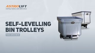 Buy Ergobin Self-levelling Trolley (White) in Self-levelling Trolleys from Ergobin available at Astrolift NZ