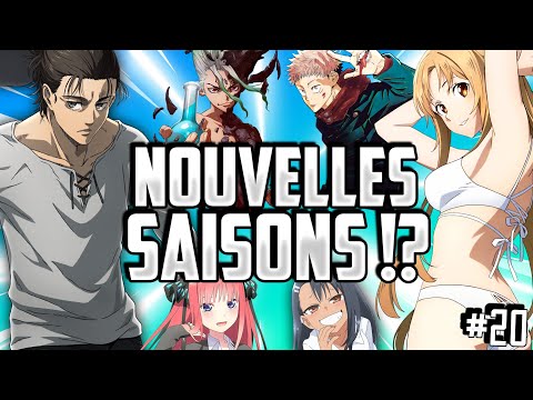 ANIMENEWS N°20 : LA DATE de LA SUITE de SNK, la SAISON 3 de DR.STONE et GO-TOUBUN (Mars~Avril 2021)