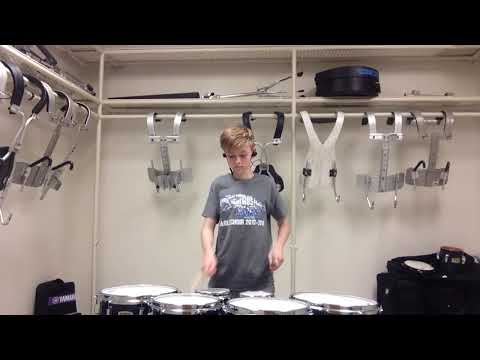 8th grader playing Blue Devils 2017 tenor feature