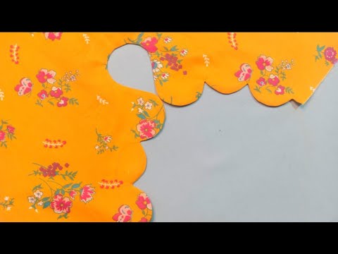 Beautiful Neck Design Tutorial || New Neck Design For Eid Cutting and stitching by "SaM Stitching"