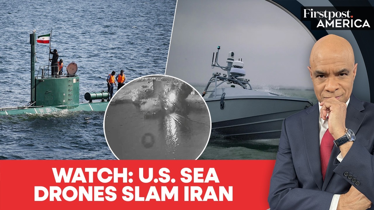 US Uses Corsair Sea Drones For First Time | Iran Releases Video of Missile Fury | Firstpost America