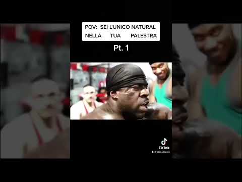 Sono l’unico natural in palestra🤧